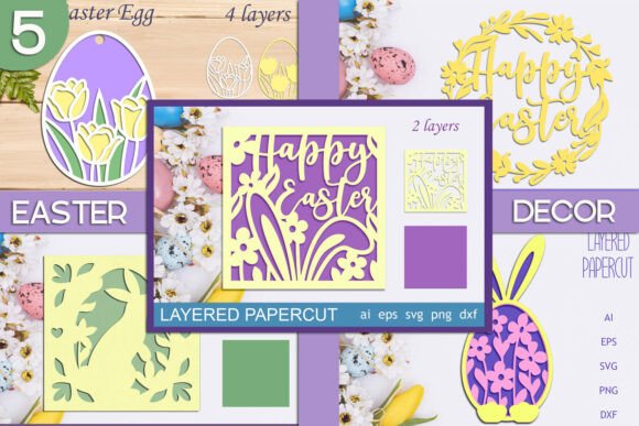 3D Layered Easter Cards SVG: Laser Cut Review