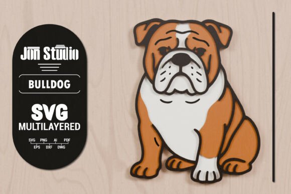 3D SVG Bulldog Papercut: An Embroidery Review