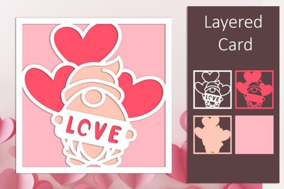 3D SVG Gnome for Shadow Boxes & Brand Campaigns