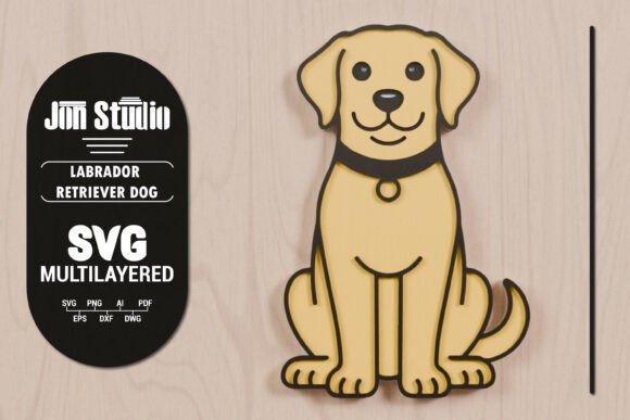3D SVG Labrador Retriever Multilayered Review