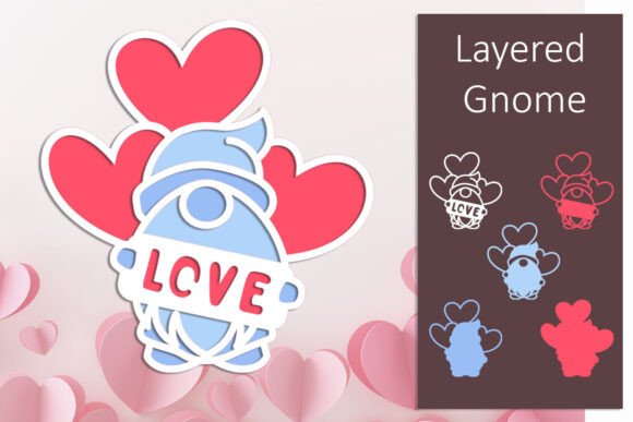 3D SVG Love Gnome: Shapes for Brand Visuals