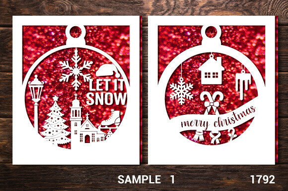 3D SVG Review: Christmas Greeting Card Bundle