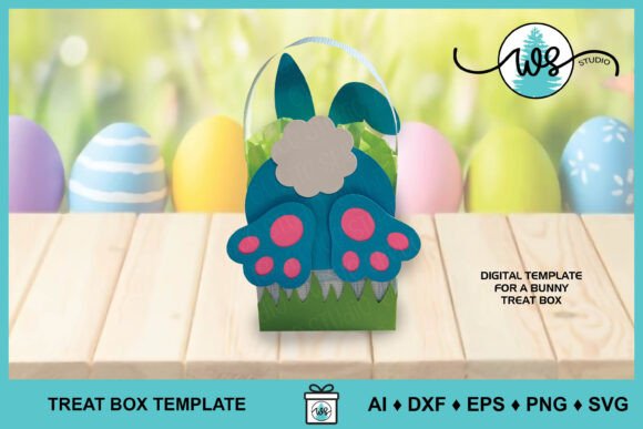 3D SVG Shapes: Easter Bunny Treat Box Template Review
