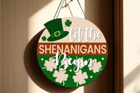 3D SVG Sign for Saint Patrick S Day Branding