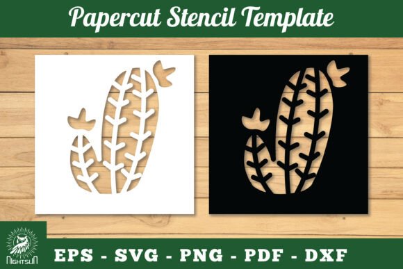Cactus Papercut Stencil SVG 4: An Embroidery Review