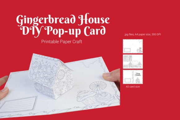 Coloring Gingerbread House 3D SVG Shapes Review