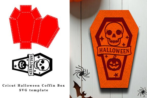 Cricut Halloween Coffin Box 3D SVG Review