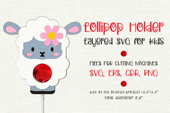 Cute Sheep Lollipop Holder: A Designer’s Review