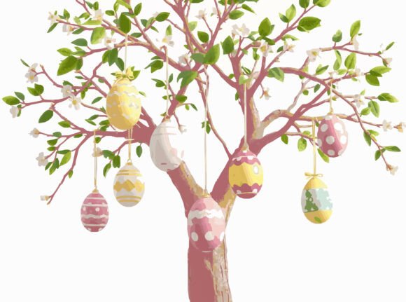 Easter Tree 3D SVG: Graphics & Crafts Review