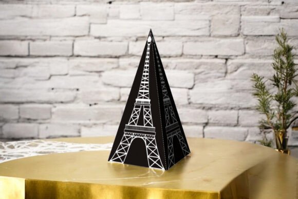 Eiffel Favor 3D SVG: Shapes for Commercial Use