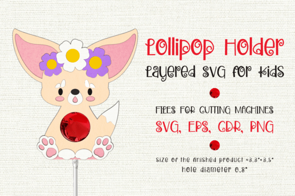 Fennec Fox Lollipop Holder: An Embroidery Review
