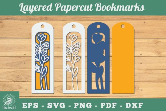 Flowers 3D Papercut Bookmarks SVG 9: A Spring 3D SVG Review