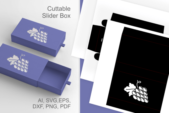 Grapes Cutout 3D SVG: Fall Favor Box Review