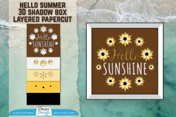 Hello Summer 3D SVG for Shadow Boxes Review