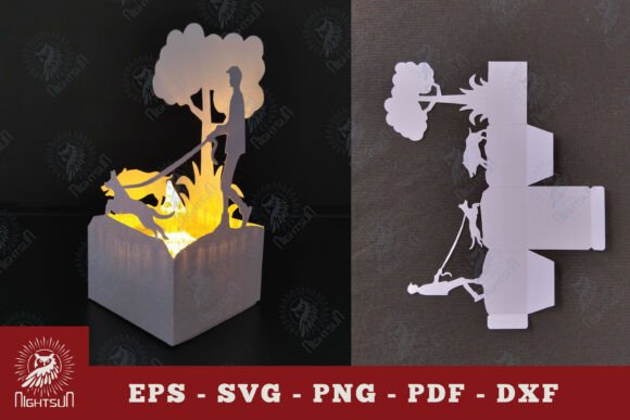 Hunting with Dogs 3D SVG: Lantern Asset Review