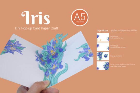 Iris Popup Card 3D SVG & Paper Flowers Review