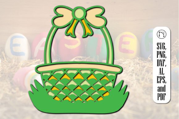Layered Easter Basket 3D SVG: Editorial Shapes Review